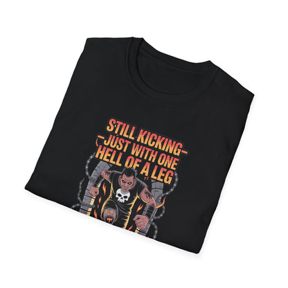 Amputee Humor, Limb Loss Awareness Tee,   Hello Of A Leg V1