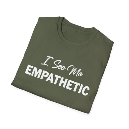 Amputee Humor, Limb Loss Awareness Tee,   I See Me Empathetic V1 Blk Print