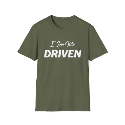 Amputee Humor, Limb Loss Awareness Tee,   I See Me Driven V1 Blk Print