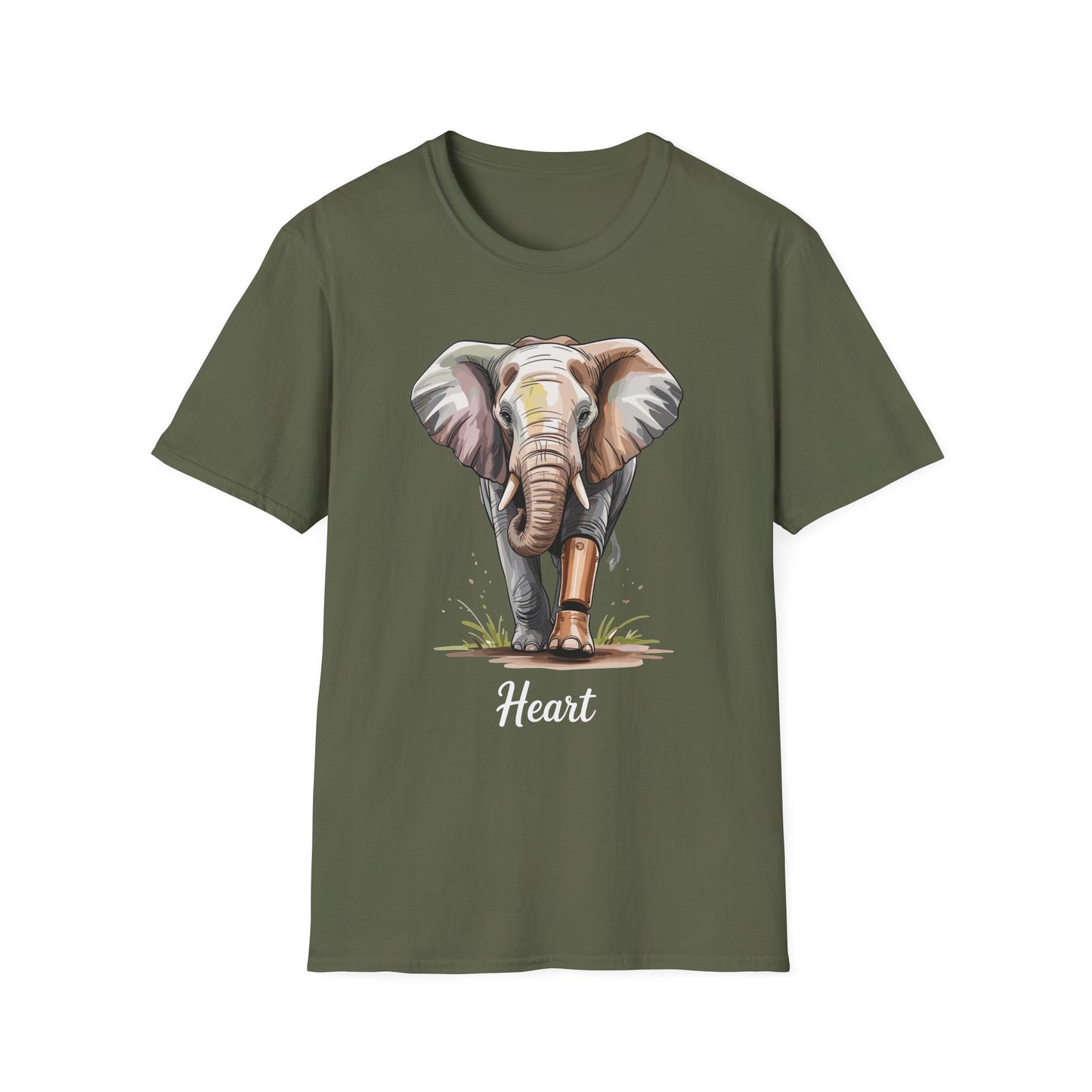 Amputee Humor, Limb Loss Awareness Tee,   Elephan Tee B