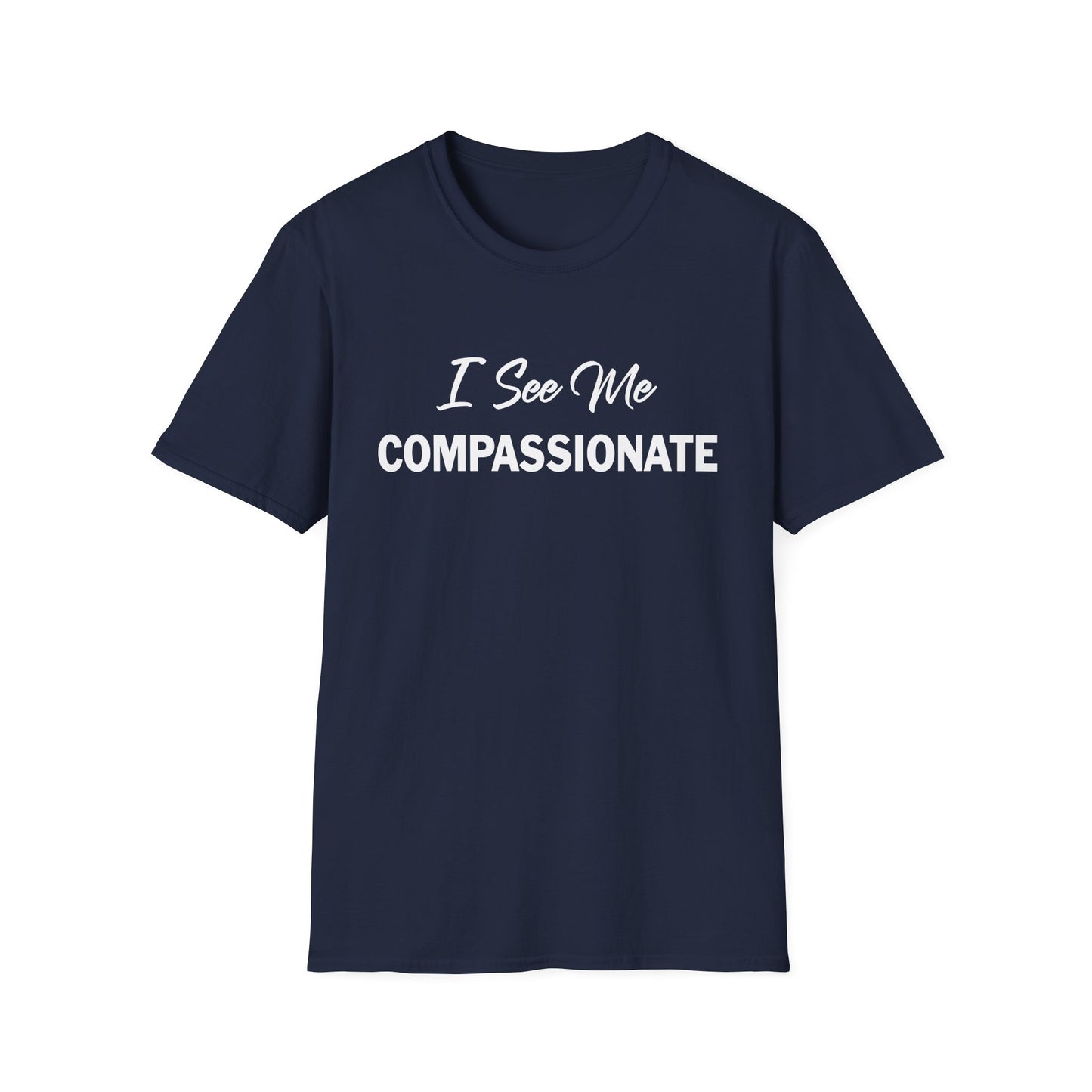 Amputee Humor, Limb Loss Awareness Tee,   I See Me Compassionate V1 Blk Print
