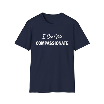 Amputee Humor, Limb Loss Awareness Tee,   I See Me Compassionate V1 Blk Print