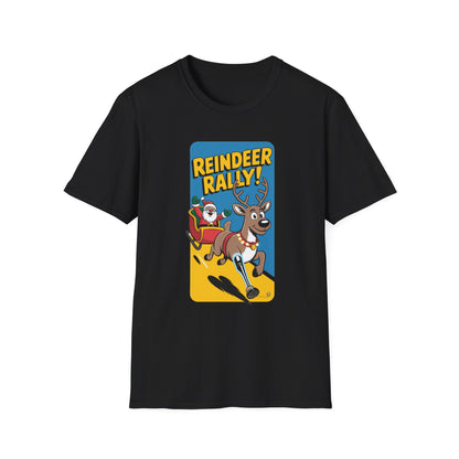 Amputee Humor, Limb Loss Awareness Tee,   Reindeer Rally Leg V2