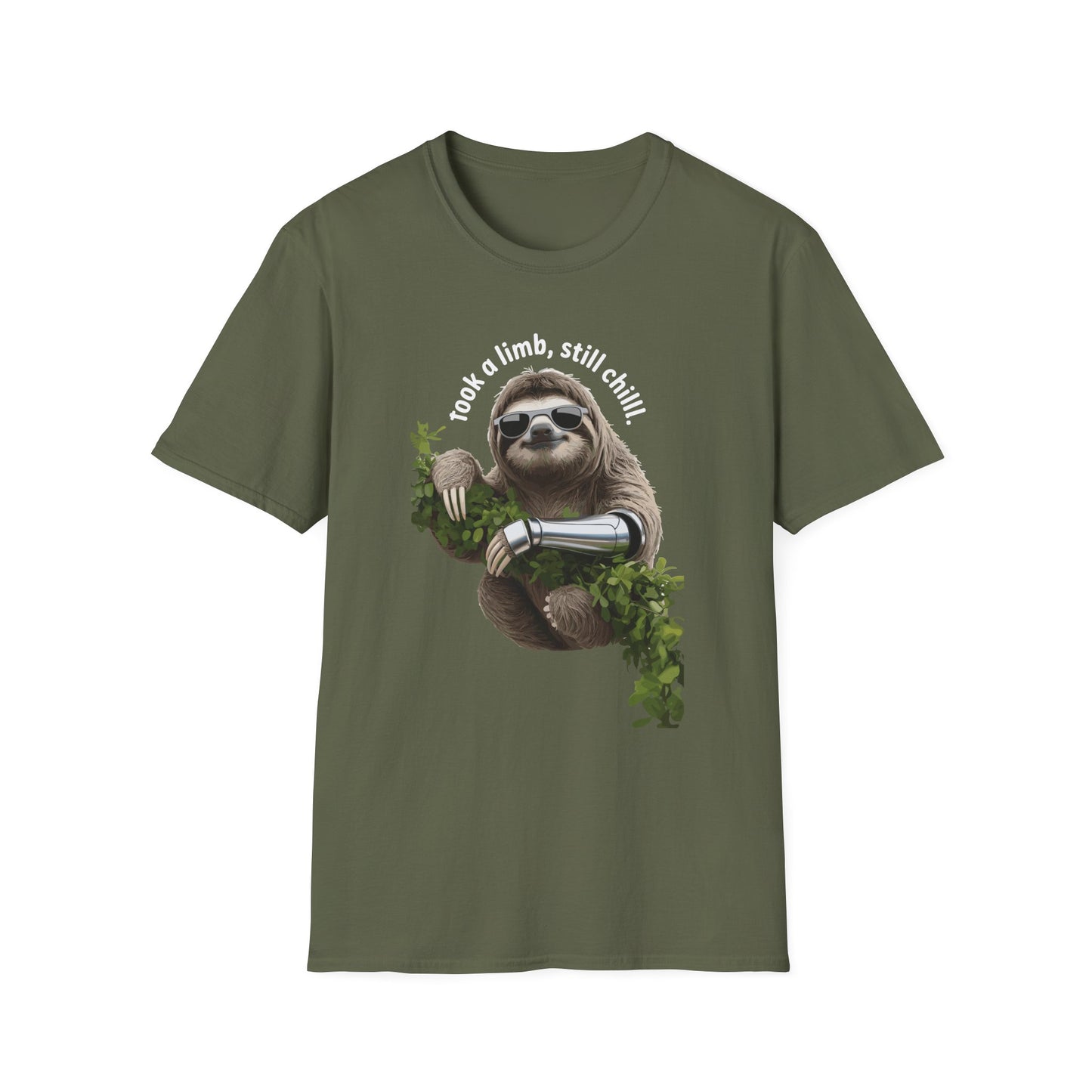 Amputee Humor, Limb Loss Awareness Tee,   Sloath Tee V4b