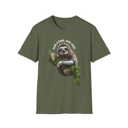 Amputee Humor, Limb Loss Awareness Tee,   Sloath Tee V4b
