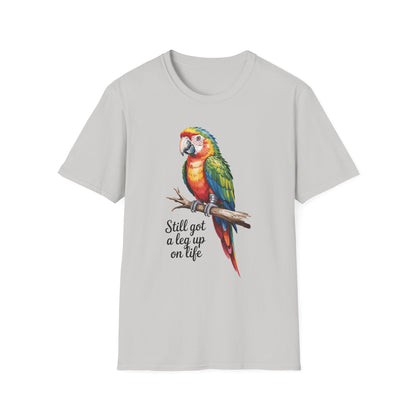Amputee Humor, Limb Loss Awareness Tee,   Cock A Tee V2b