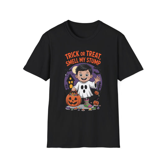 Amputee Humor, Limb Loss Awareness Tee,   Trick Or Treat Smell My Stump V3