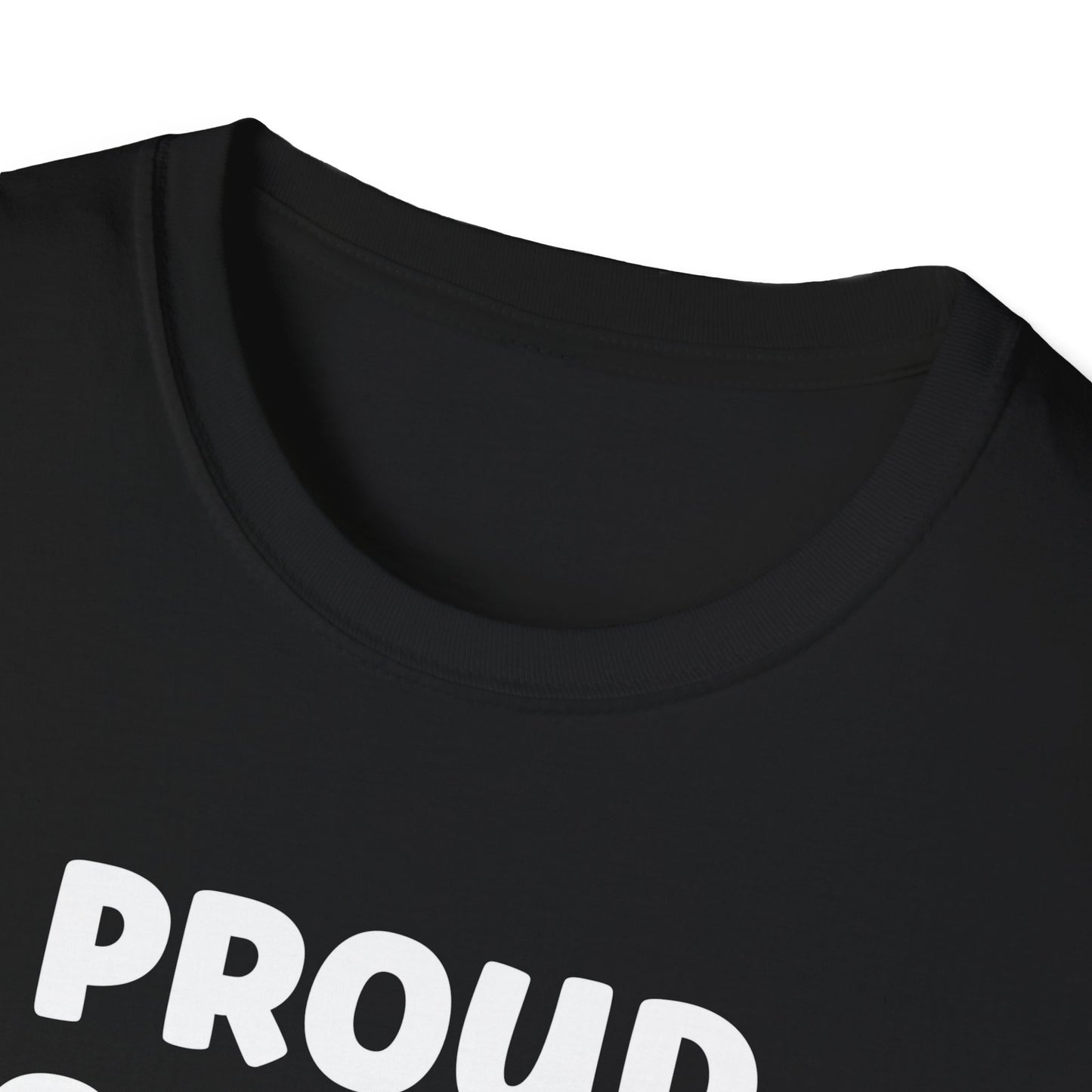 Amputee Humor, Limb Loss Awareness Tee,   Proud Owner Of Invisible Arm Figure V1 Blk Print 1