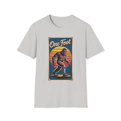 Amputee Humor, Limb Loss Awareness Tee,   One Foot V4