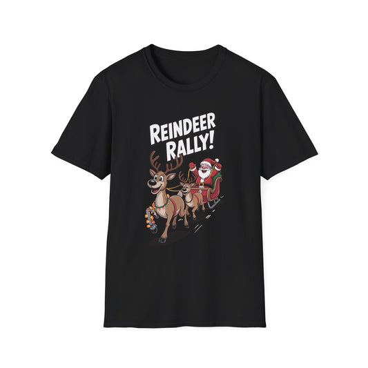 Amputee Humor, Limb Loss Awareness Tee,   Reindeer Rally Leg V1