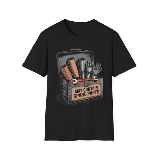 Amputee Humor, Limb Loss Awareness Tee,   May Contain After Parts V1