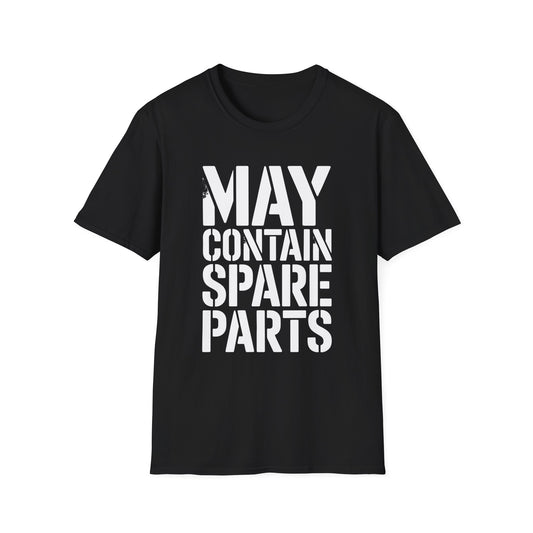 Amputee Humor, Limb Loss Awareness Tee,   May Contain Spare Parts Vb