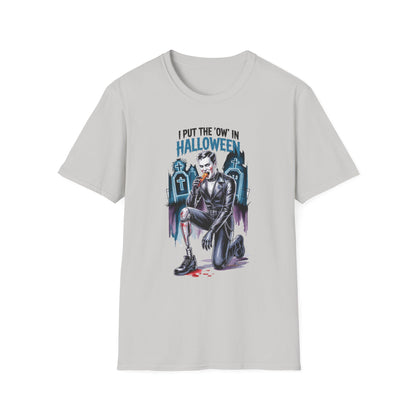 Amputee Humor, Limb Loss Awareness Tee,   I Put The Ow In Halloween V1