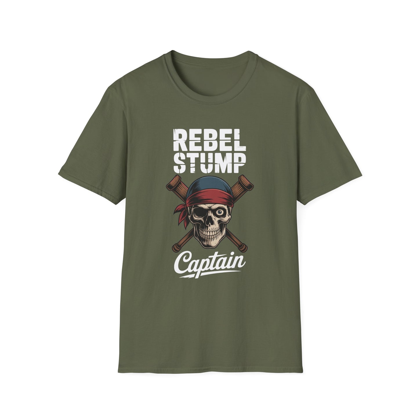 Amputee Humor, Limb Loss Awareness Tee,   Rebel Stump V1b
