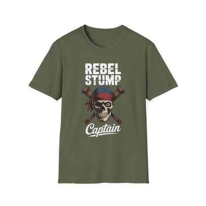 Amputee Humor, Limb Loss Awareness Tee,   Rebel Stump V1b