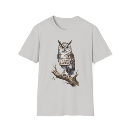 Amputee Humor, Limb Loss Awareness Tee,   Owl Tee