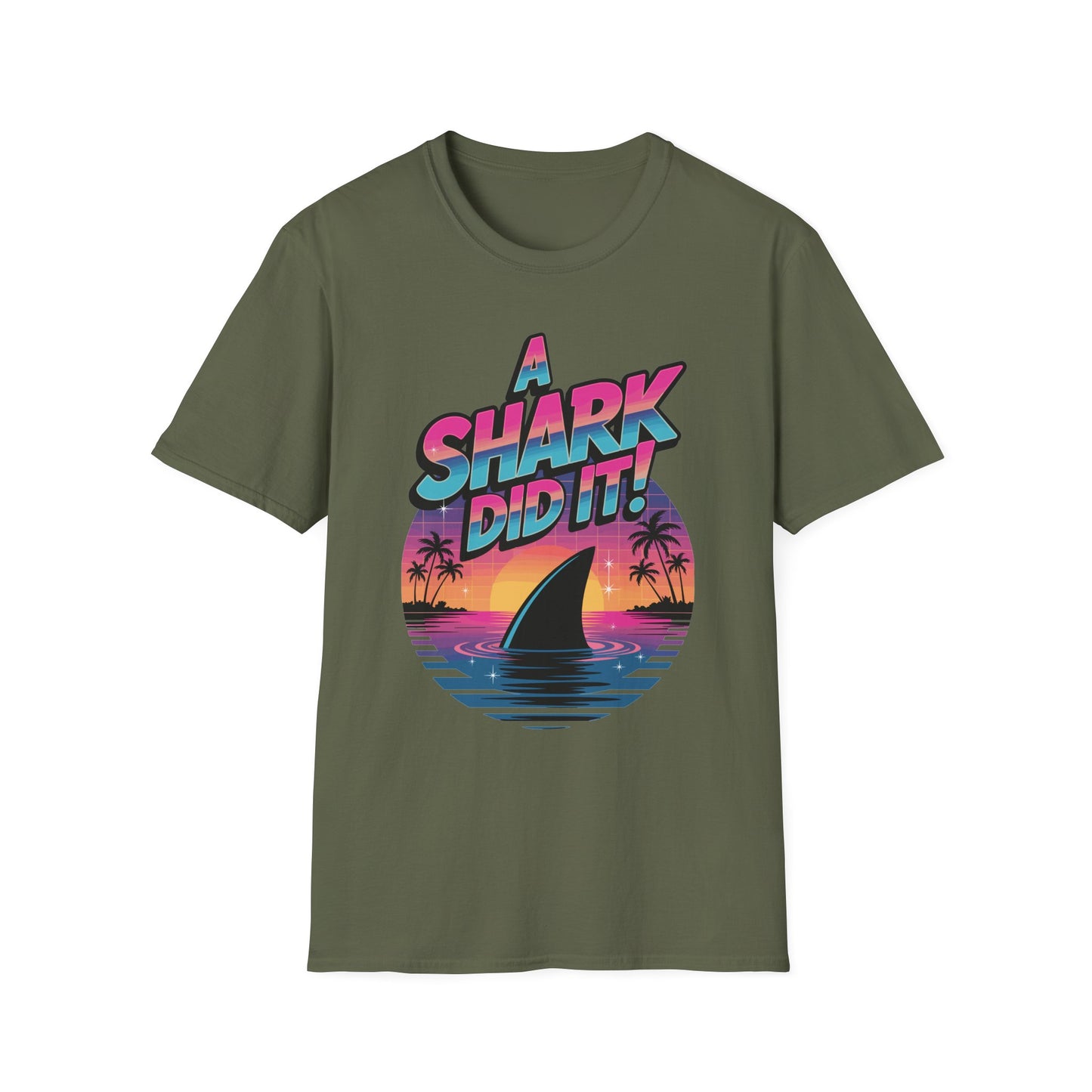 Amputee Humor, Limb Loss Awareness Tee,   A Shark Did It V4