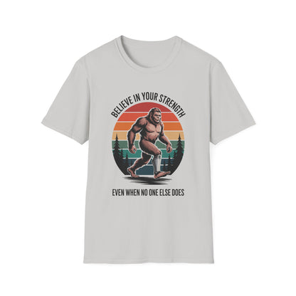 Amputee Humor, Limb Loss Awareness Tee,   Bigfoot Stand Tall V3b