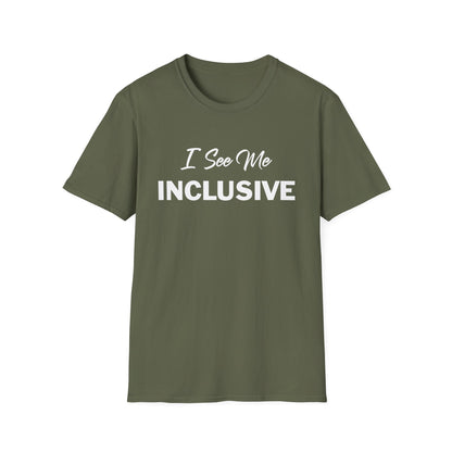 Amputee Humor, Limb Loss Awareness Tee,   I See Me Inclusive V1 Blk Print