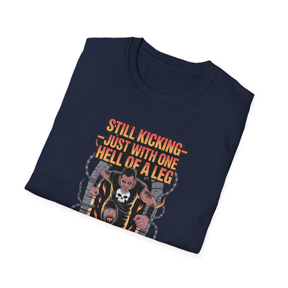 Amputee Humor, Limb Loss Awareness Tee,   Hello Of A Leg V1