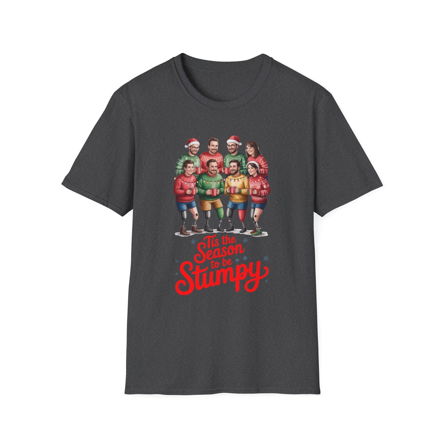 Amputee Humor, Limb Loss Awareness Tee,   Tis The Season To Be Stumpy V1