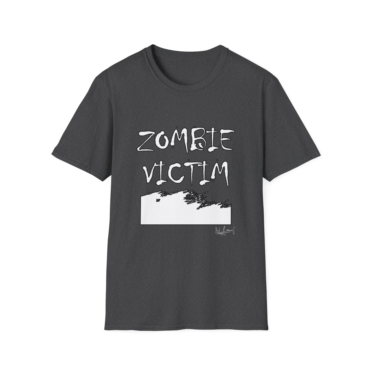 Amputee Humor, Limb Loss Awareness Tee,   Zombie Victim V2 Tshirt