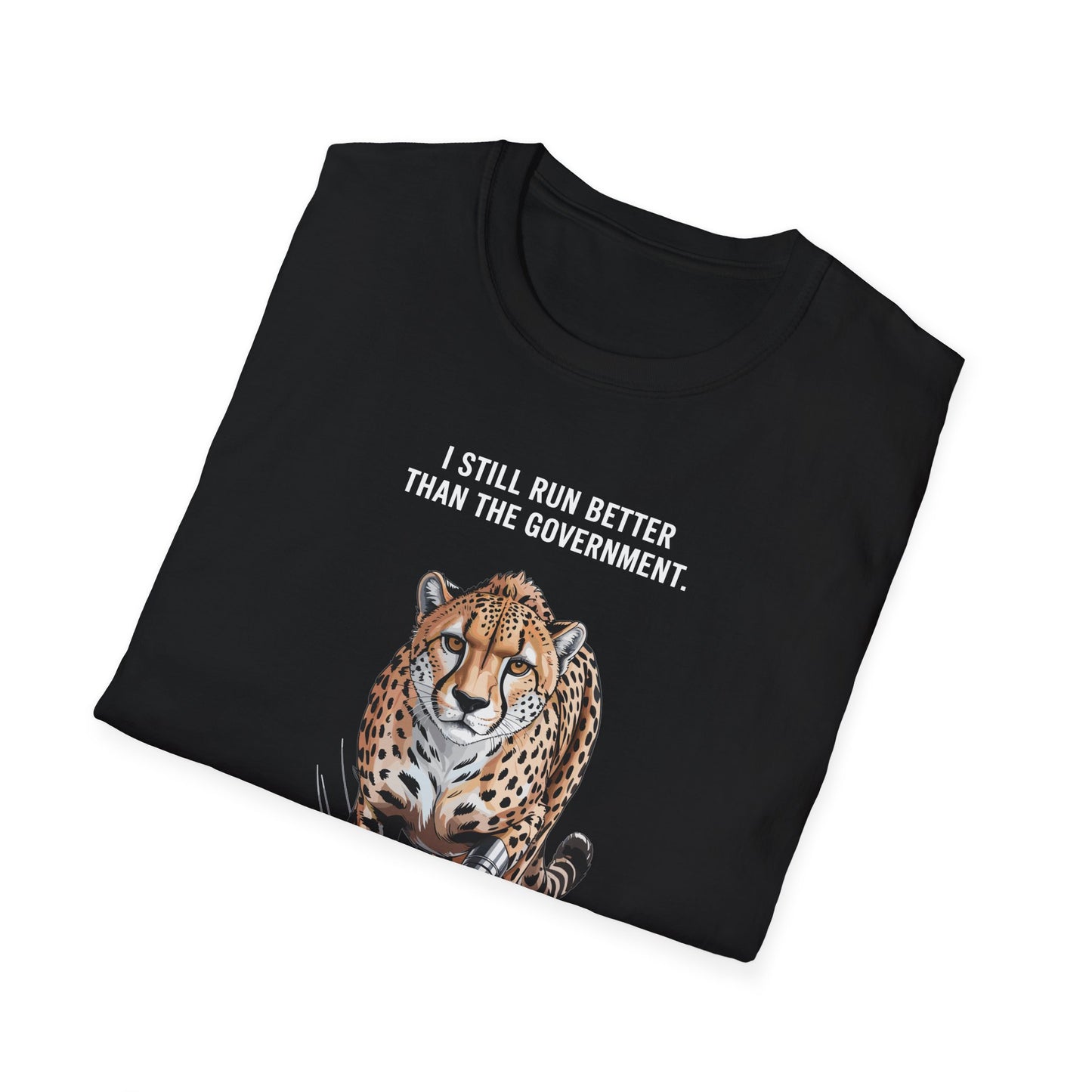 Amputee Humor, Limb Loss Awareness Tee,   Cheetah Tee B
