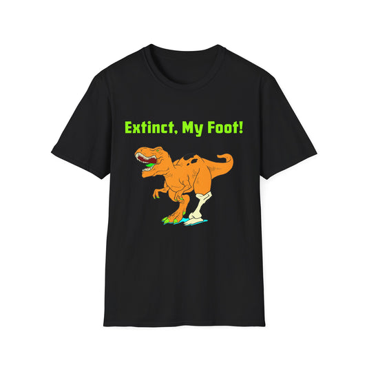 Amputee Humor, Limb Loss Awareness Tee,   Peg Asaurus Bone Leg V1