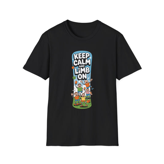 Amputee Humor, Limb Loss Awareness Tee,   Keep Calm Limb On V2