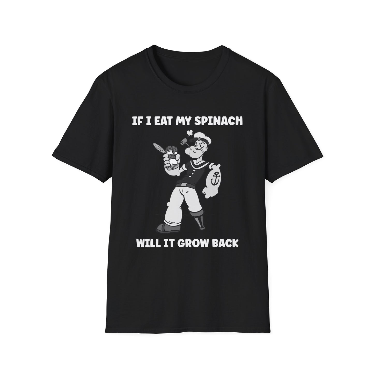 Amputee Humor, Limb Loss Awareness Tee,   Popeye V1b 4500 5100 Print