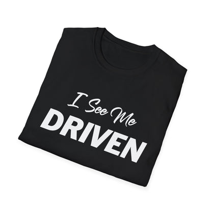 Amputee Humor, Limb Loss Awareness Tee,   I See Me Driven V1 Blk Print