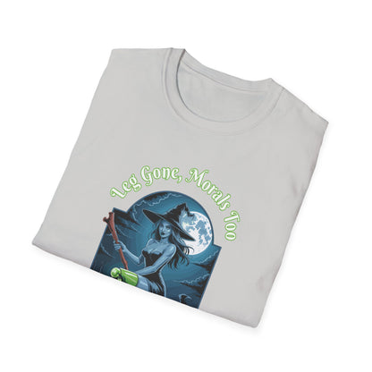 Amputee Humor, Limb Loss Awareness Tee,   Leg Gone Morals Too V1