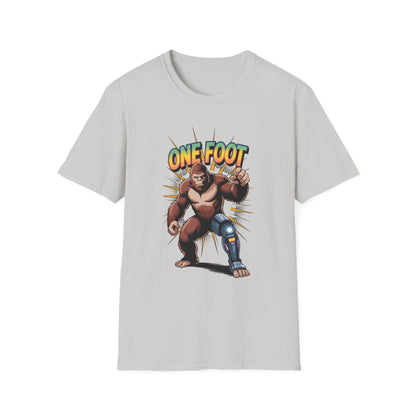 Amputee Humor, Limb Loss Awareness Tee,   One Foot V1