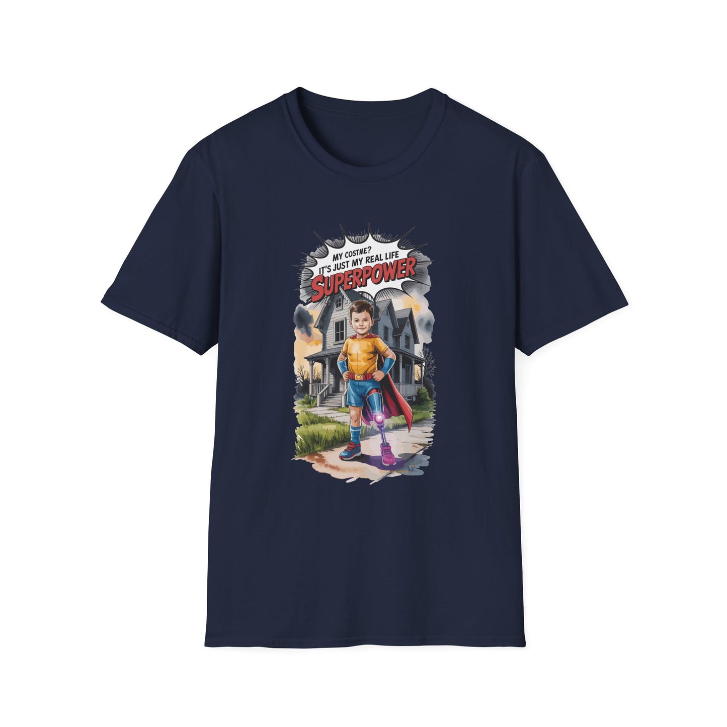 Amputee Humor, Limb Loss Awareness Tee,   My Costume Is My Superpower V4