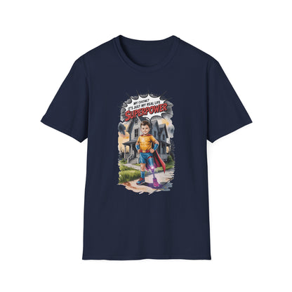 Amputee Humor, Limb Loss Awareness Tee,   My Costume Is My Superpower V4
