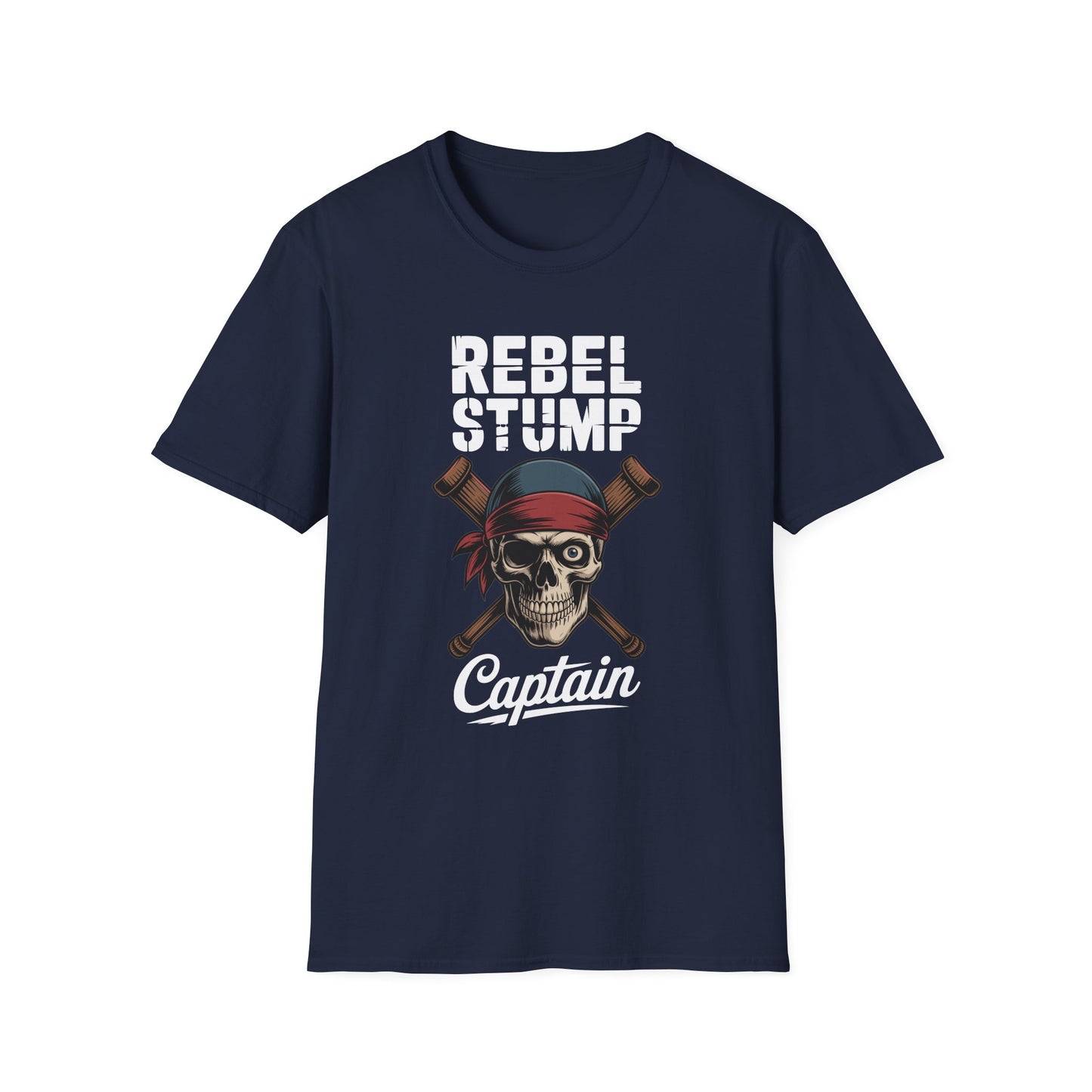 Amputee Humor, Limb Loss Awareness Tee,   Rebel Stump V1b