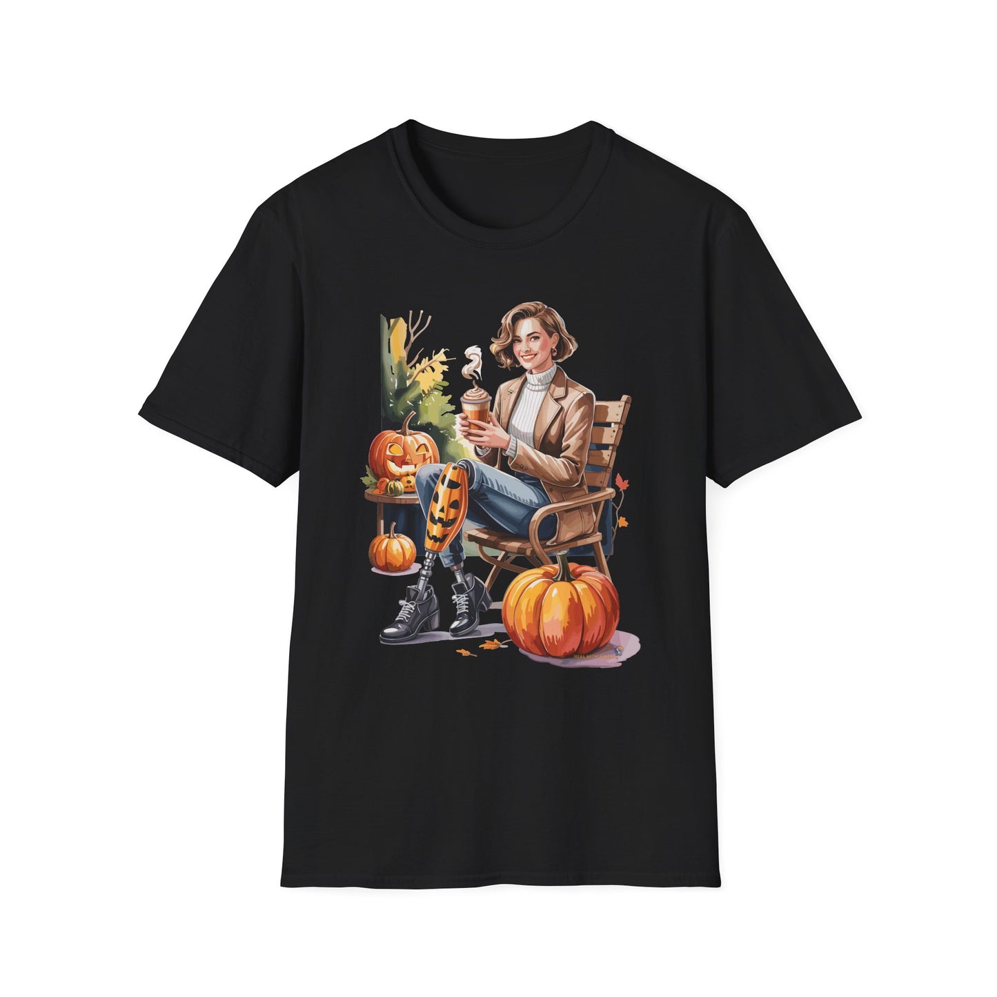 Amputee Humor, Limb Loss Awareness Tee,   Autumn Vibes Amputee V1