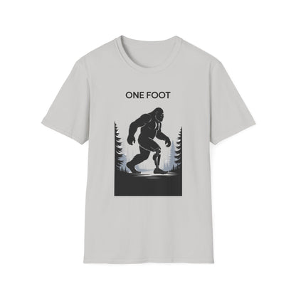Amputee Humor, Limb Loss Awareness Tee,   One Foot V3b