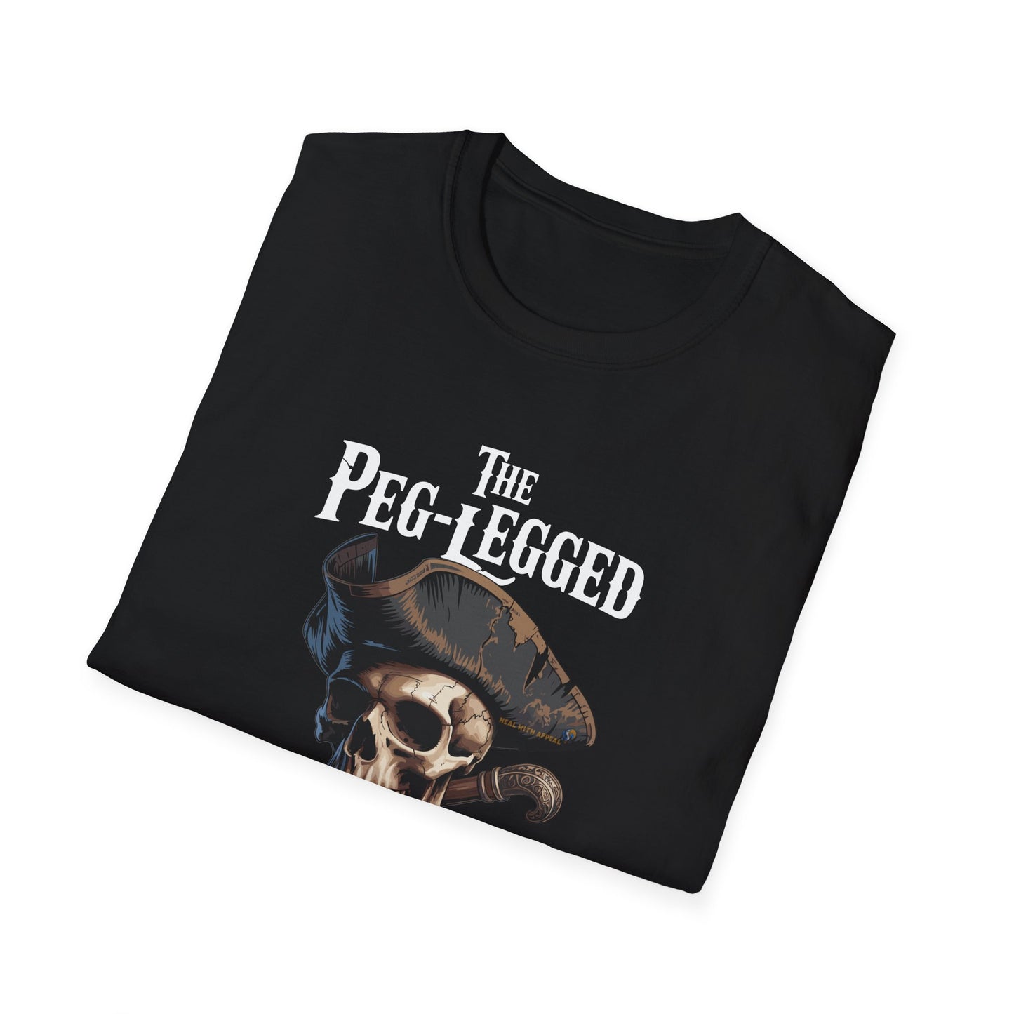 Amputee Humor, Limb Loss Awareness Tee,   Peg Leggend Legend V1b