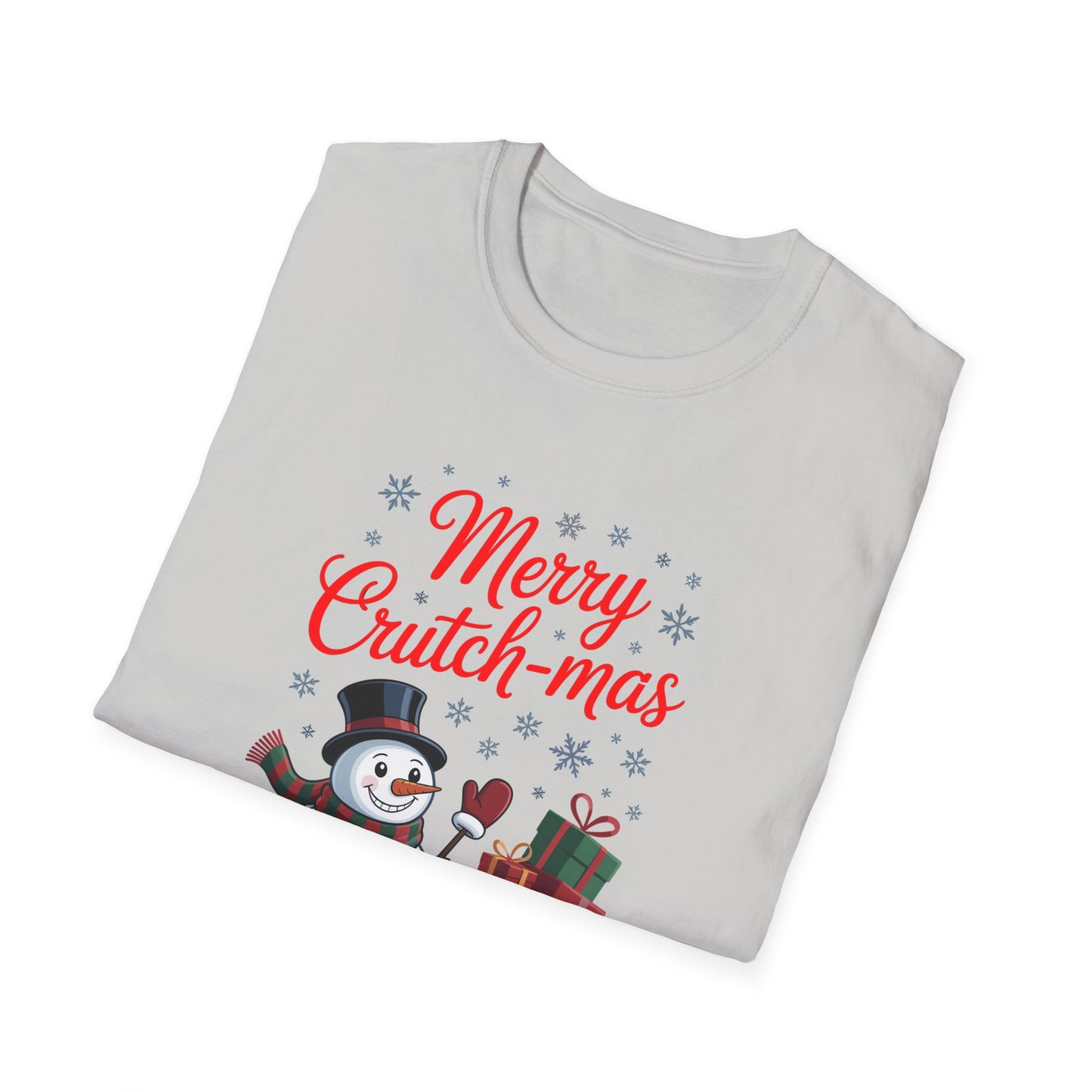 Amputee Humor, Limb Loss Awareness Tee,   Merry Crutchmas V1