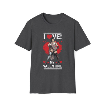 Amputee Humor, Limb Loss Awareness Tee,   I Love My Valentine V2b Print