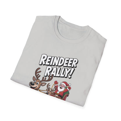 Amputee Humor, Limb Loss Awareness Tee,   Reindeer Rally Leg V1