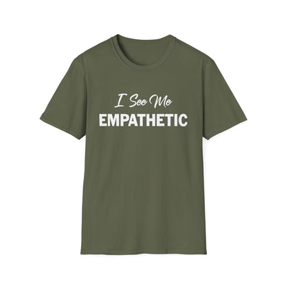 Amputee Humor, Limb Loss Awareness Tee,   I See Me Empathetic V1 Blk Print