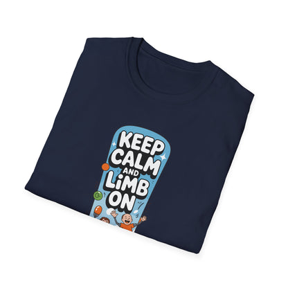 Amputee Humor, Limb Loss Awareness Tee,   Keep Calm Limb On V2