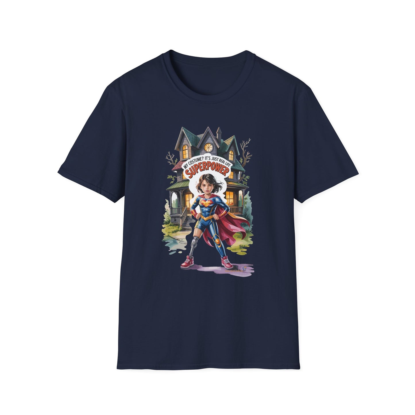Amputee Humor, Limb Loss Awareness Tee,   My Costume Is My Superpower V2