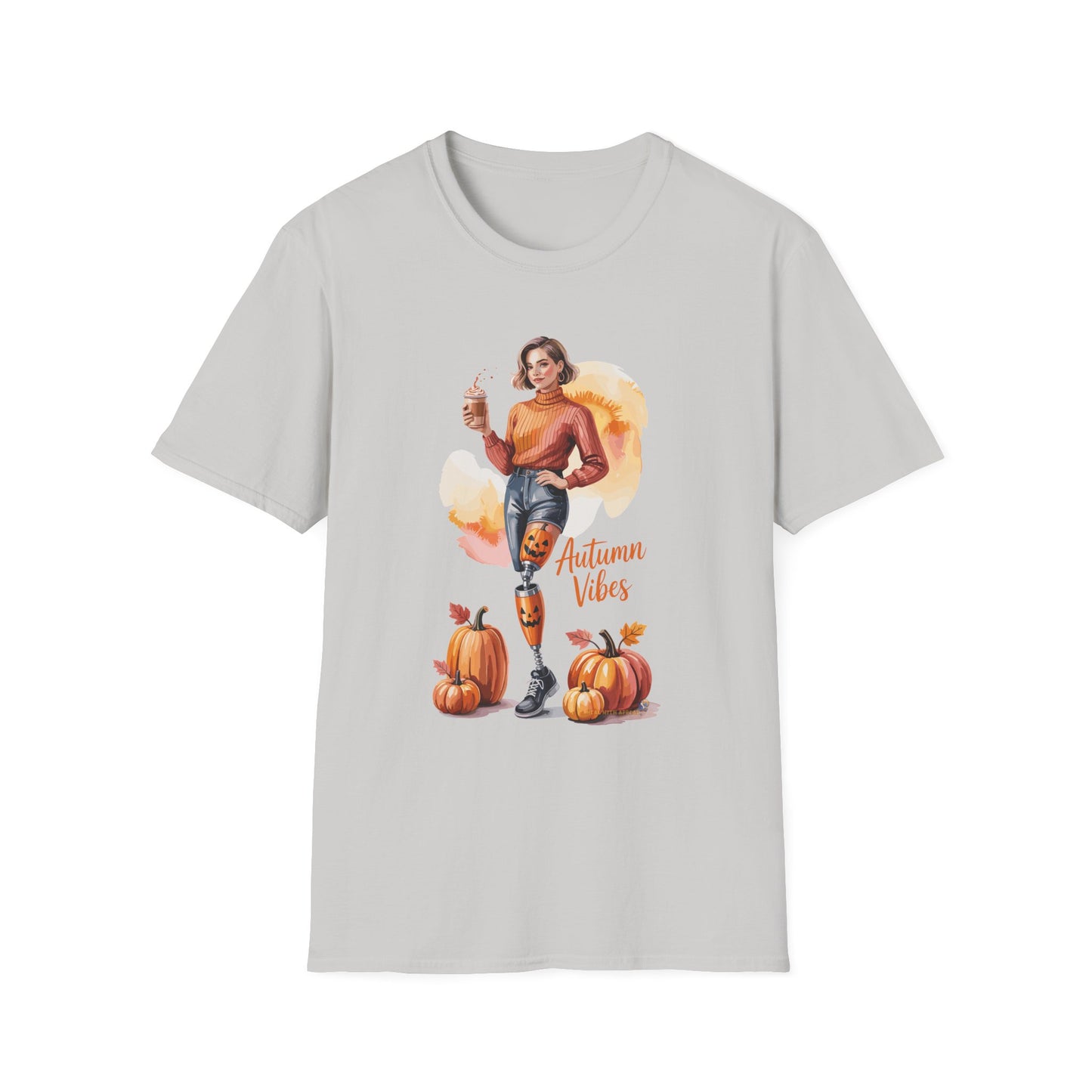 Amputee Humor, Limb Loss Awareness Tee,   Autumn Vibes Amputee V2
