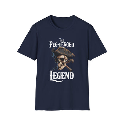 Amputee Humor, Limb Loss Awareness Tee,   Peg Leggend Legend V1b