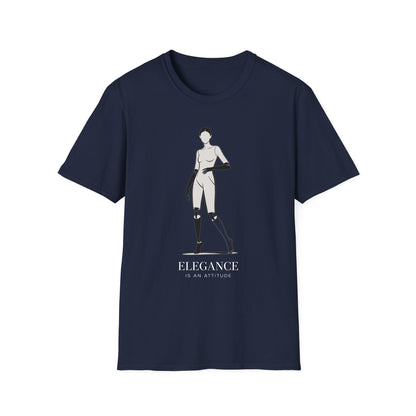 Amputee Humor, Limb Loss Awareness Tee,   Elegance Is An Attitude V1b
