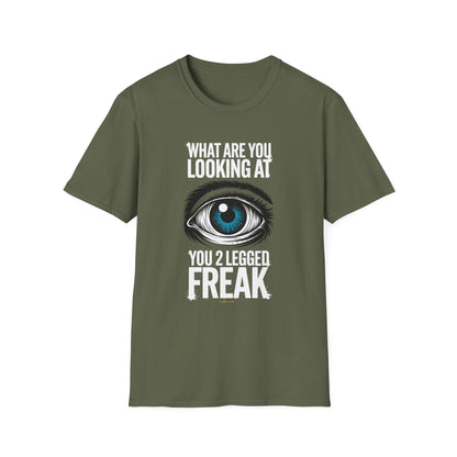 Amputee Humor, Limb Loss Awareness Tee,   What R U Looking At V15b Print