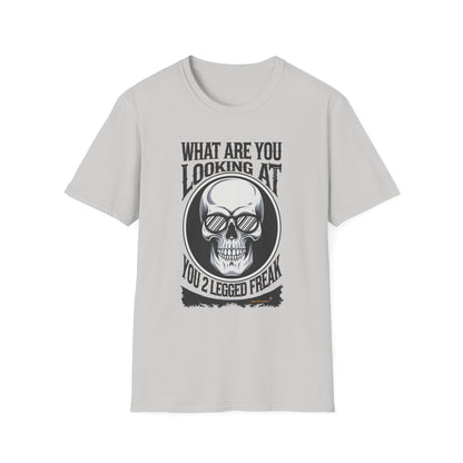 Amputee Humor, Limb Loss Awareness Tee,   What R U Looking At V8b Print
